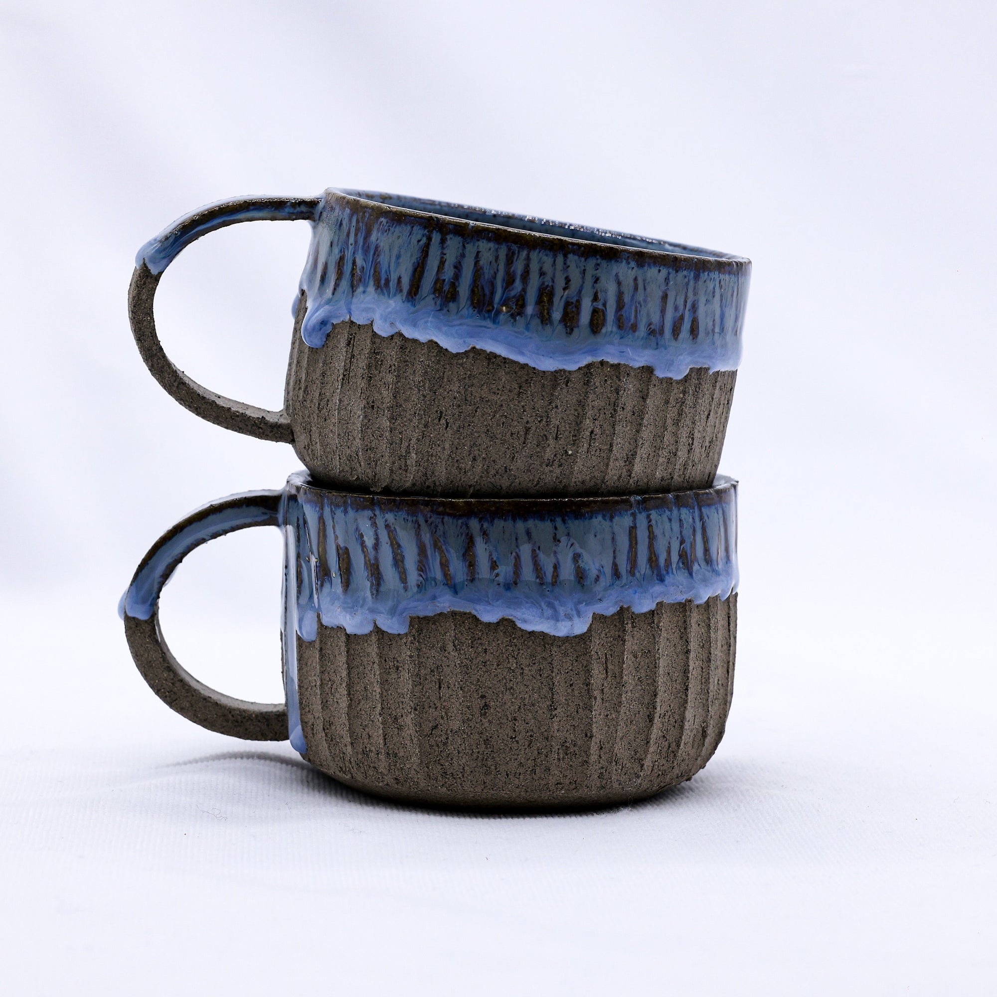 Bianca Arte Handmade Ceramic Smoked Grey Stoneware Mug  | S251427
