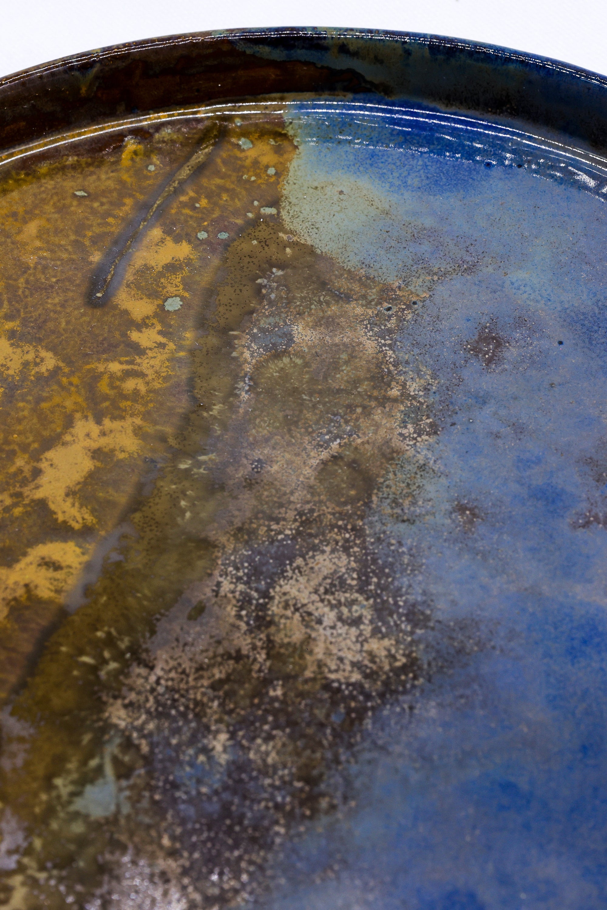 27 cm Oceanis Smoked Grey Large Stoneware Handmade Ceramic Dinner Plate  | S251444