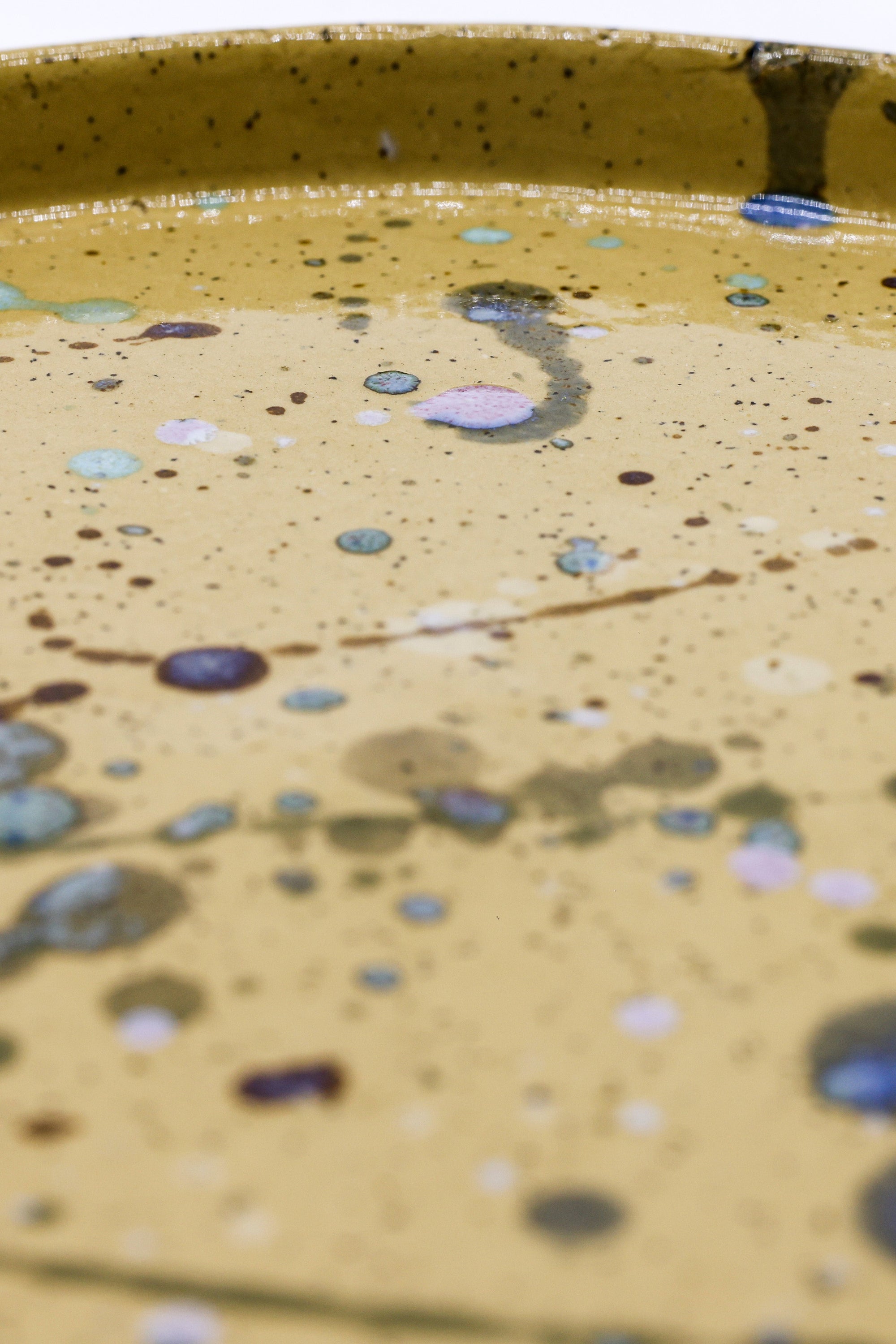 27 cm Oliva Stoneware Handmade Ceramic Dinner Plate  | S251445