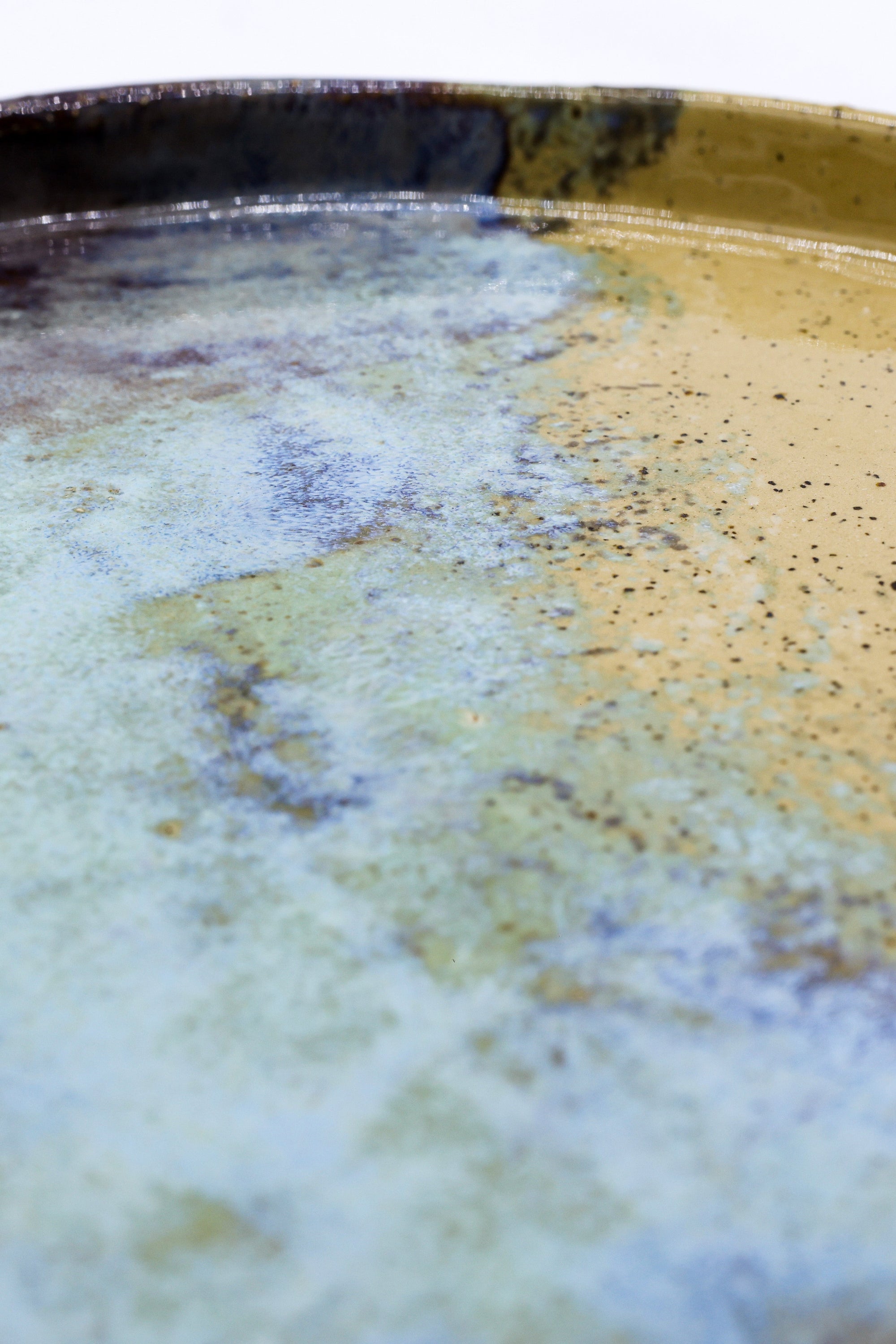 23 cm Shoreline Stoneware Handmade Ceramic Dinner Plate  | S251399