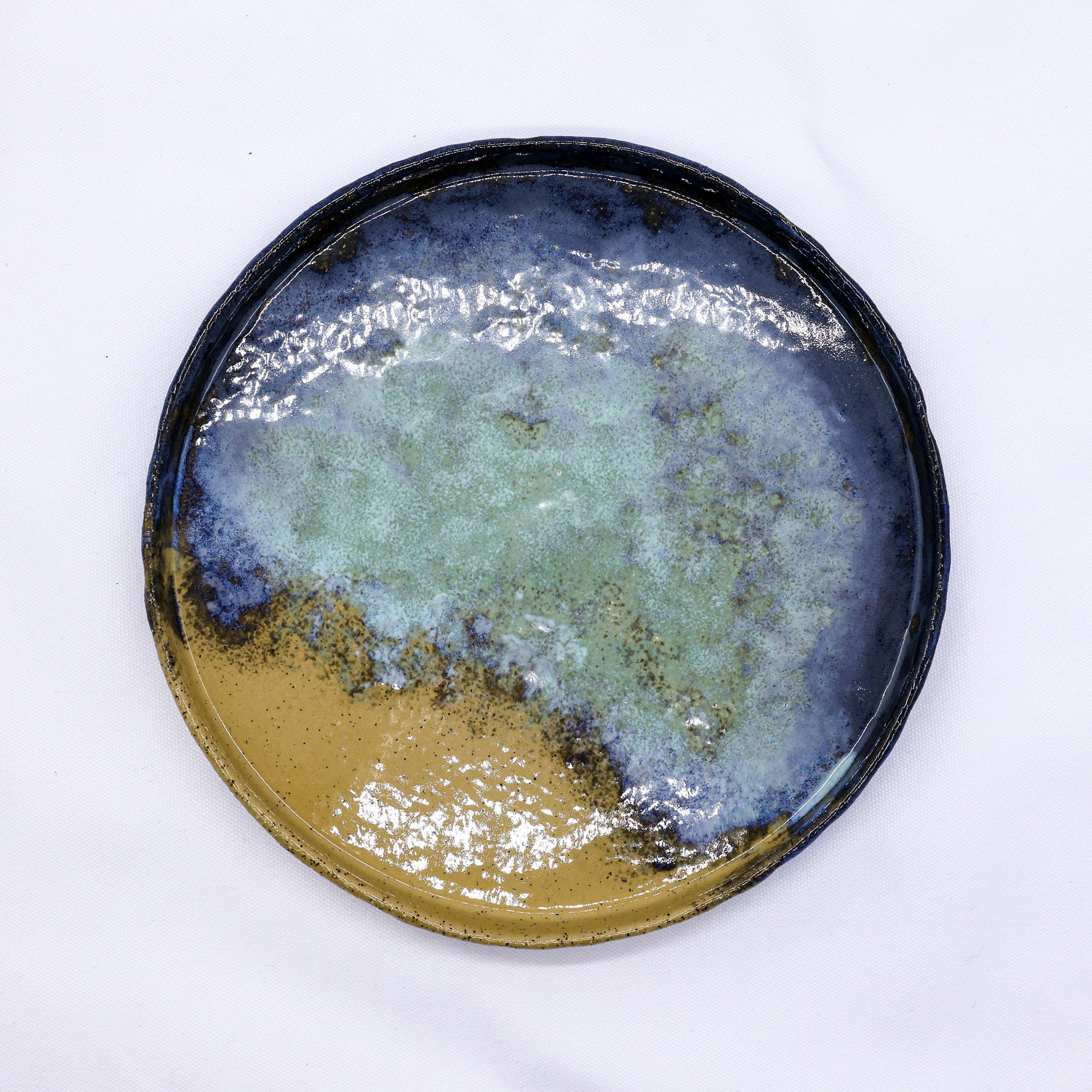 27 cm Aegean Stoneware Handmade Ceramic Dinner Plate  | S251443