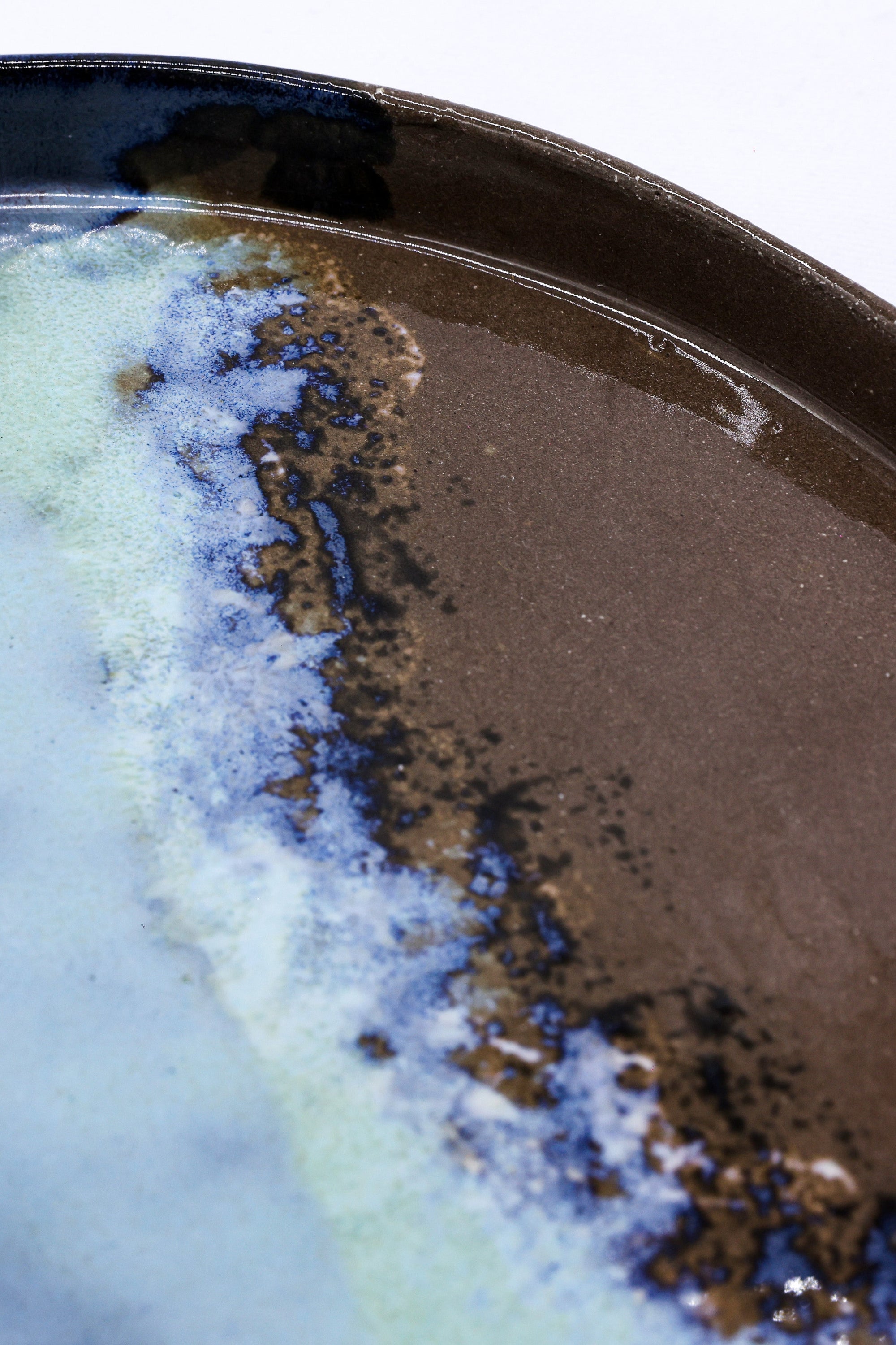 23 cm Seabrook Smoked Grey Large Stoneware Handmade Ceramic Dinner Plate  | S251393