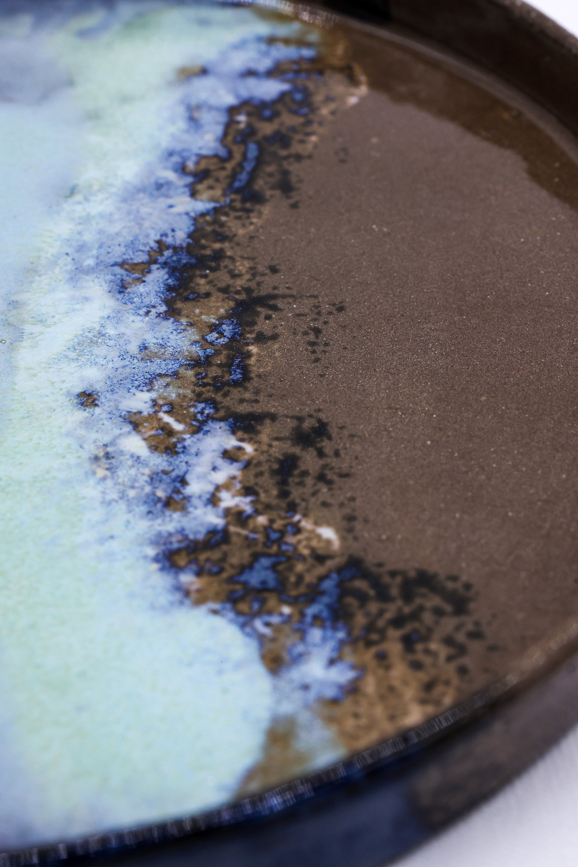 23 cm Seabrook Smoked Grey Large Stoneware Handmade Ceramic Dinner Plate  | S251393