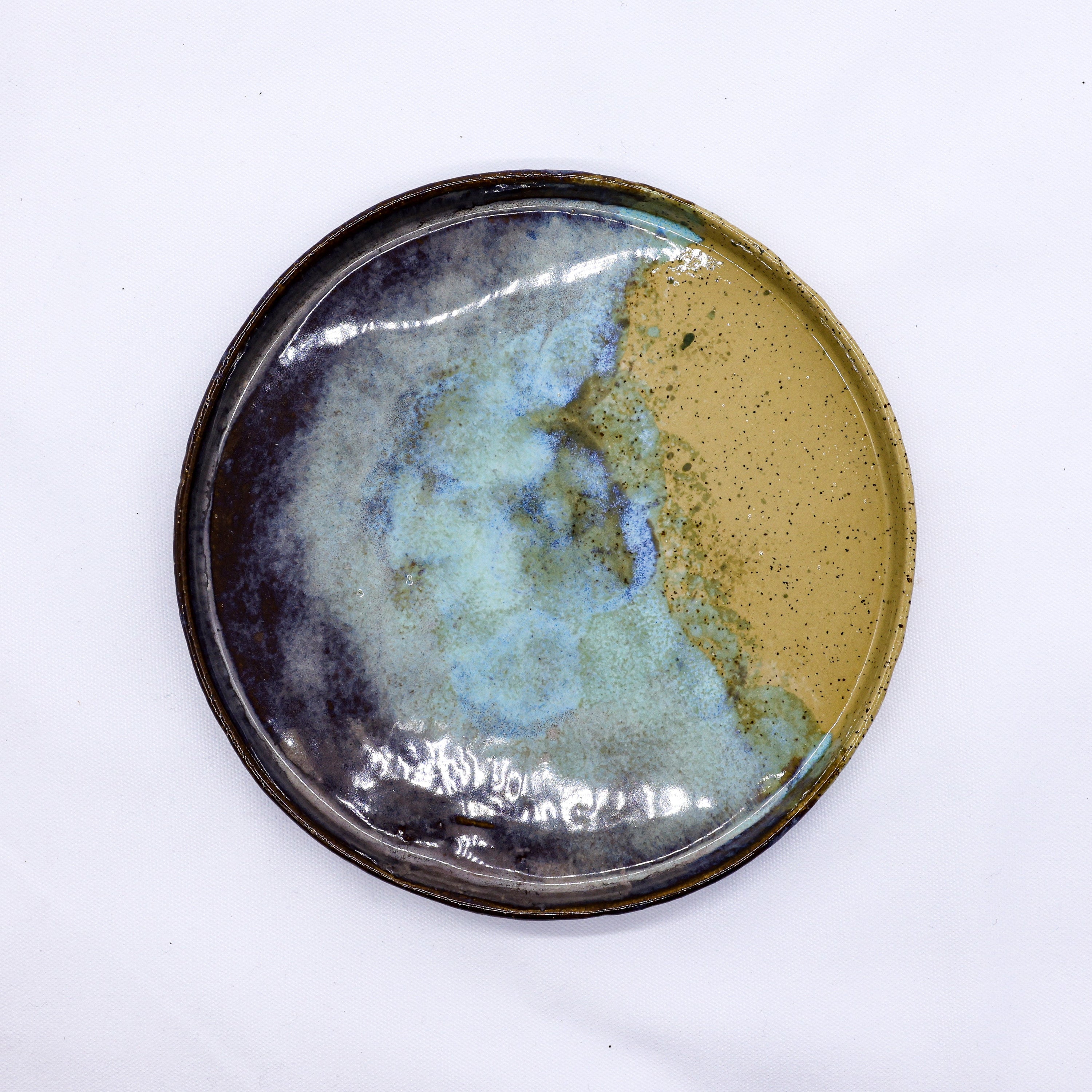 23 cm Aegean Stoneware Handmade Ceramic Dinner Plate   | S251547