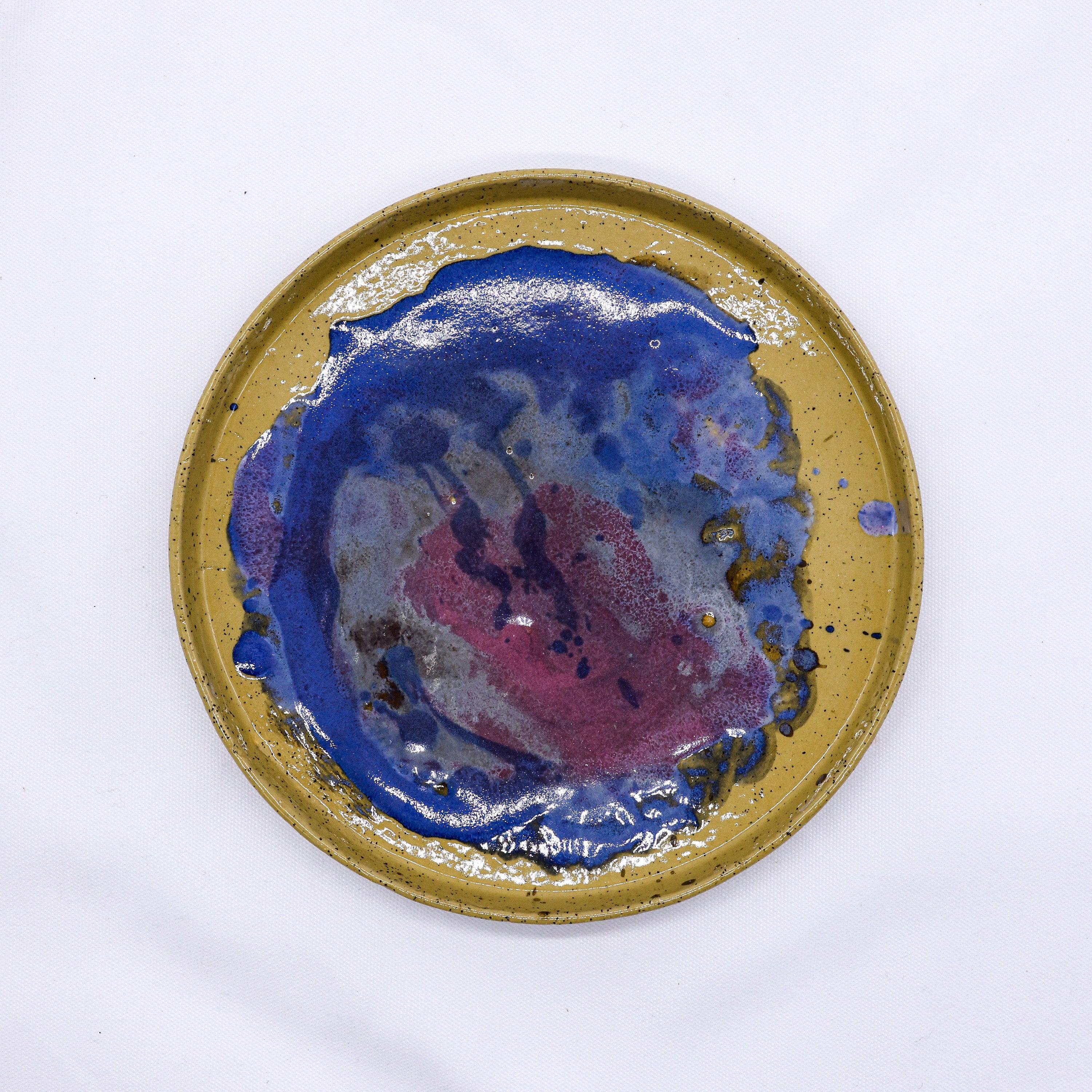 23 cm Deepsea Stoneware Handmade Ceramic Dinner Plate  | S251403