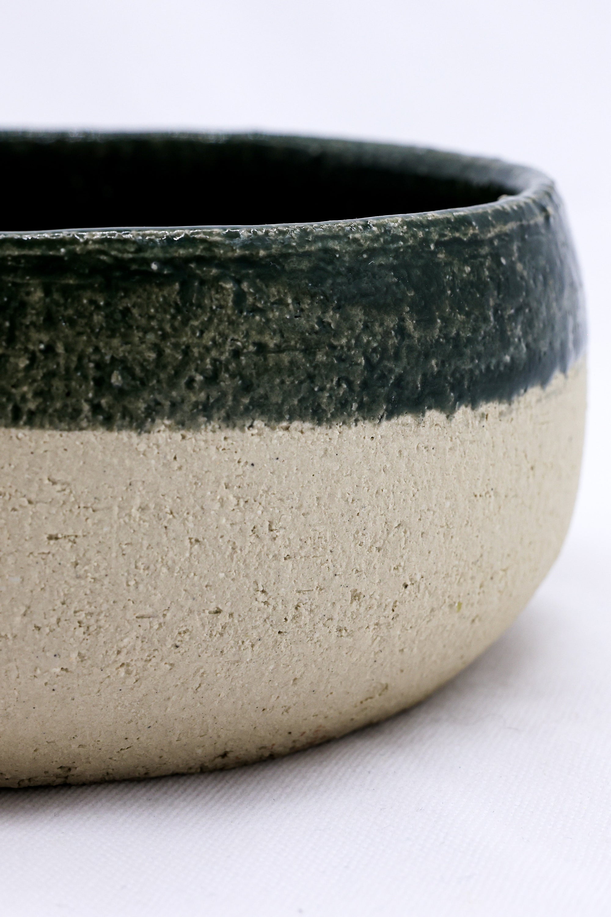 Handmade Ceramic Green Glazed Pasta Bowl  | S251416