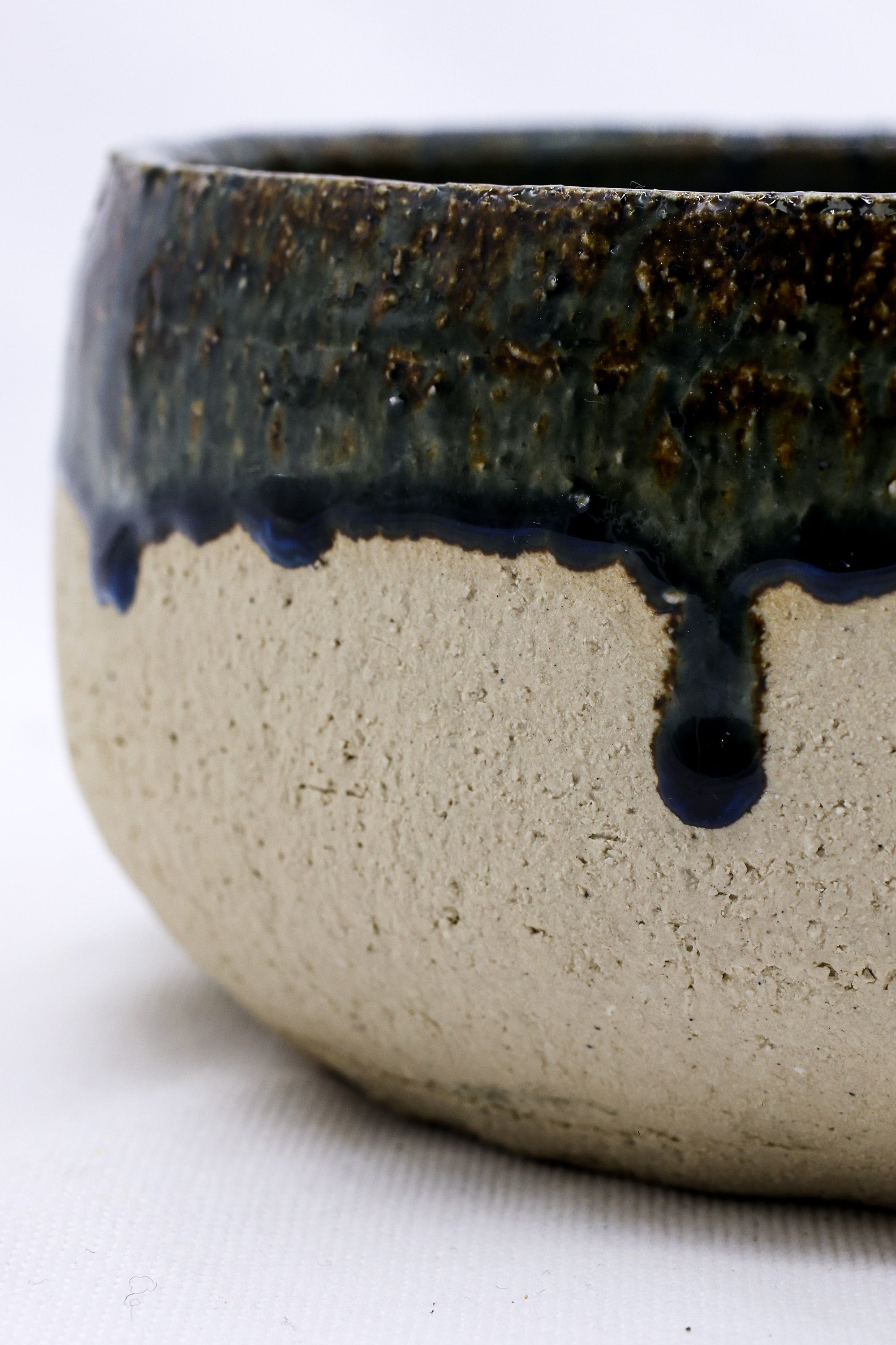 Handmade Ceramic Dark Blue Pasta Bowl  | S251554