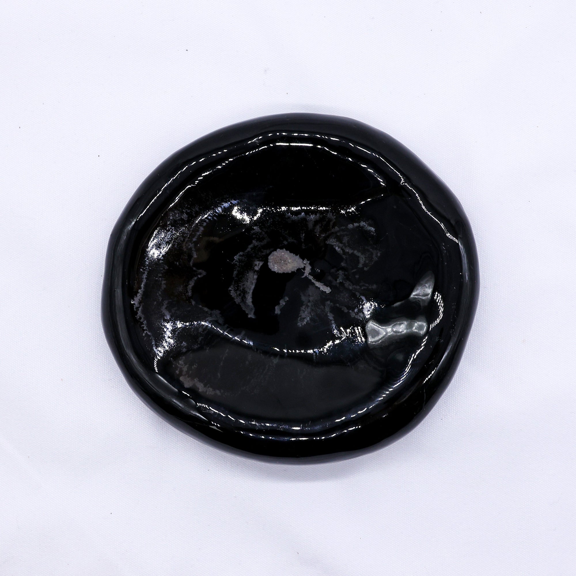 Aegean Moss Tide Stonecraft Harmony Handmade Ceramic Plate  | S251410