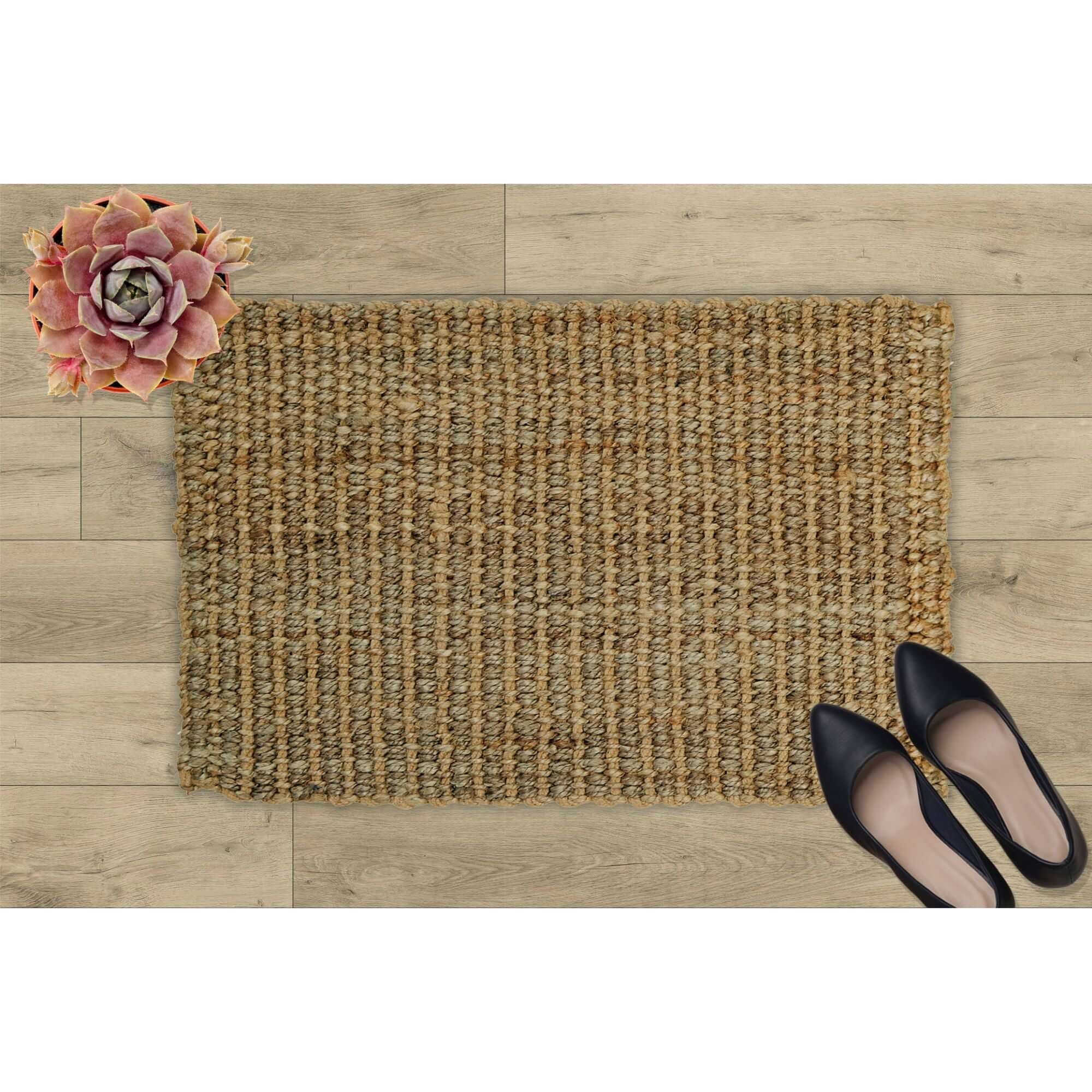 Handmade Natural Jute Rug  | S25404 |