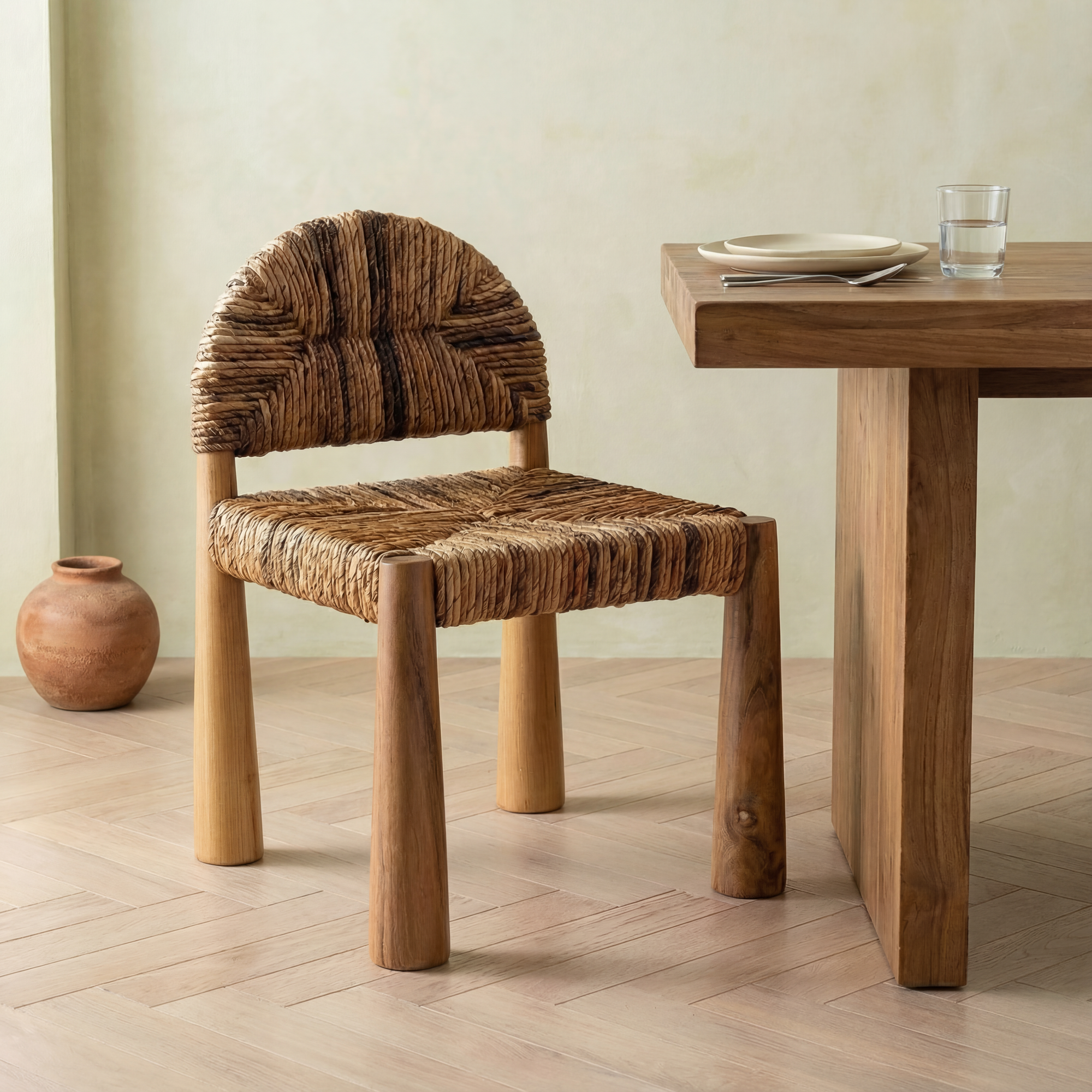 Loka Banana Leaf Dining Chair