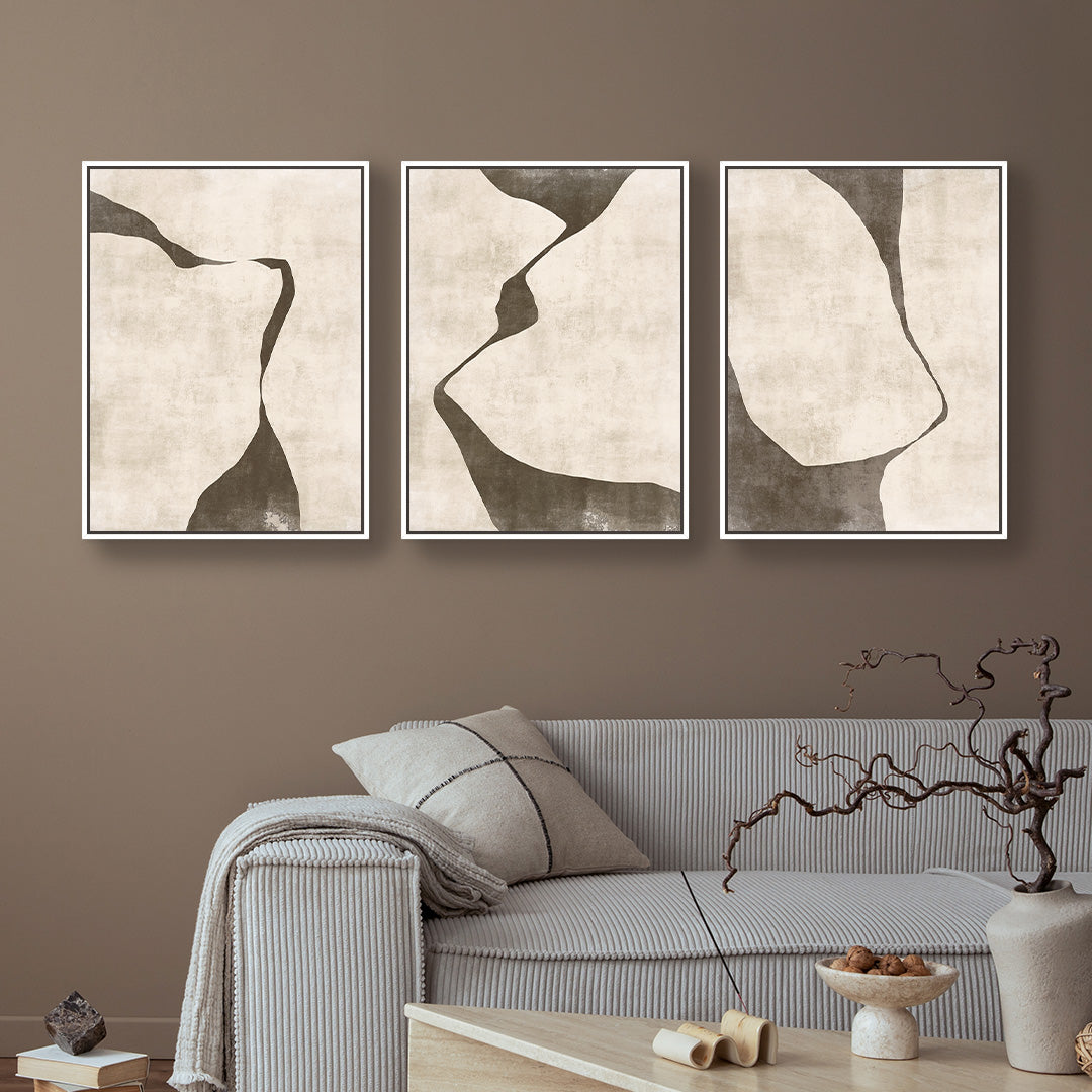 Gigi Portrait Framed Canvas Set of 3 | S251338