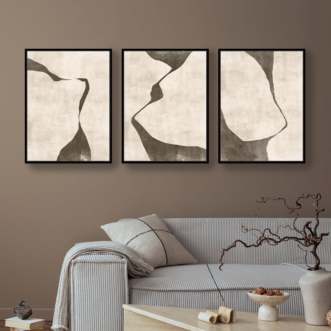 Gigi Portrait Framed Canvas Set of 3 | S251338