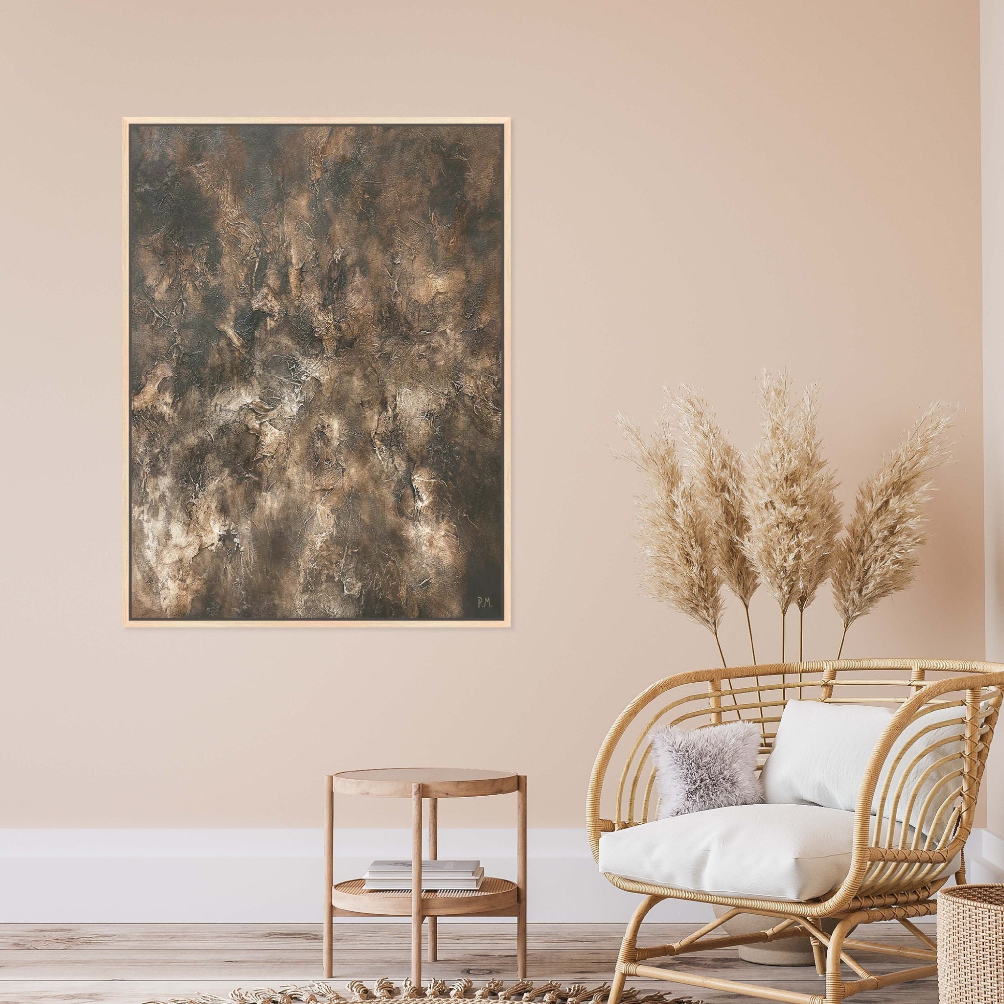 Fossil Portrait Framed Printed Canvas | S251339