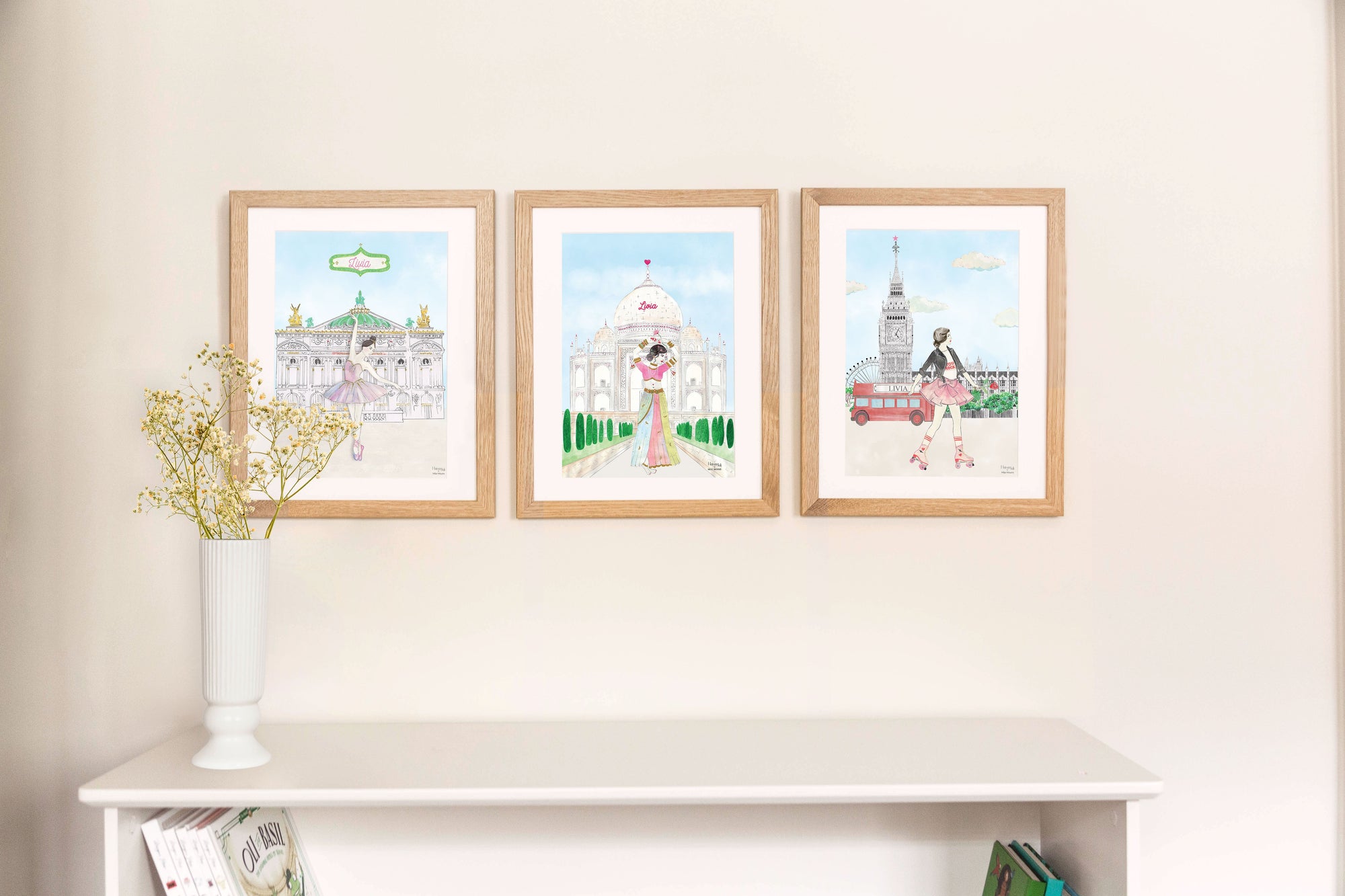 Personalised Ballerina of The Opera Illustration