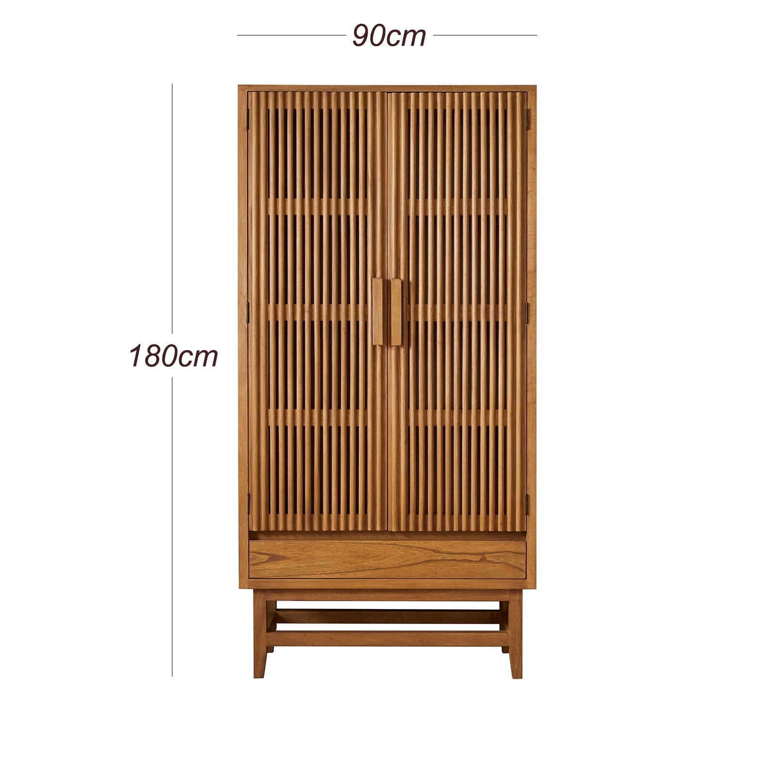 Melia Light Oak Wardrobe with Drawers | S25495