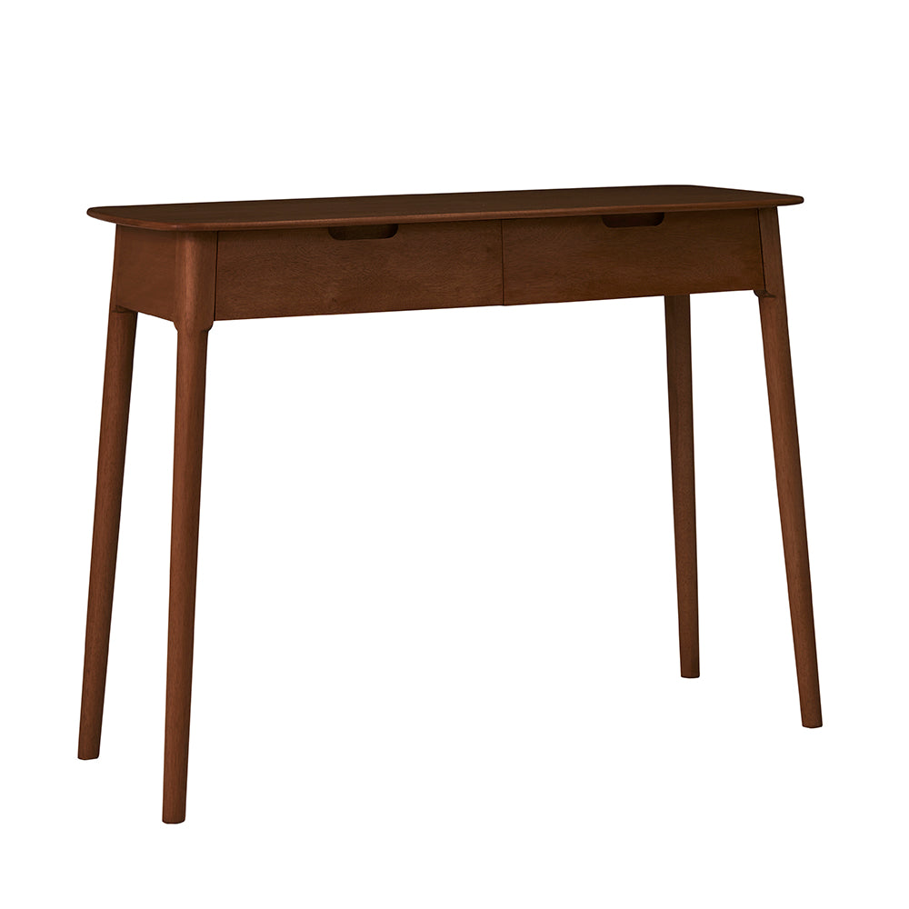 Norway 2 Drawer Walnut Console Table | S25460