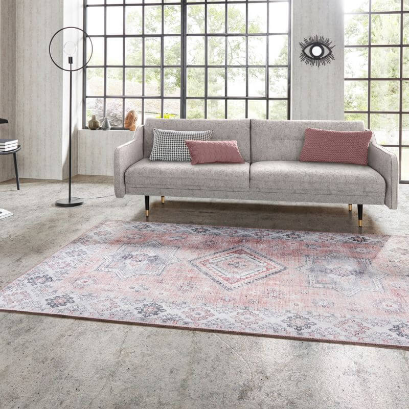 Oriental Gratia Pink Rug