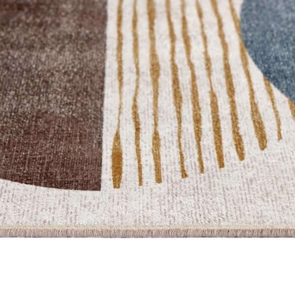 Eco-Washable Rug Geometric Design  | S25377 |