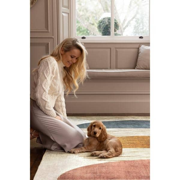 Eco-Washable Rug Geometric Design  | S25377 |