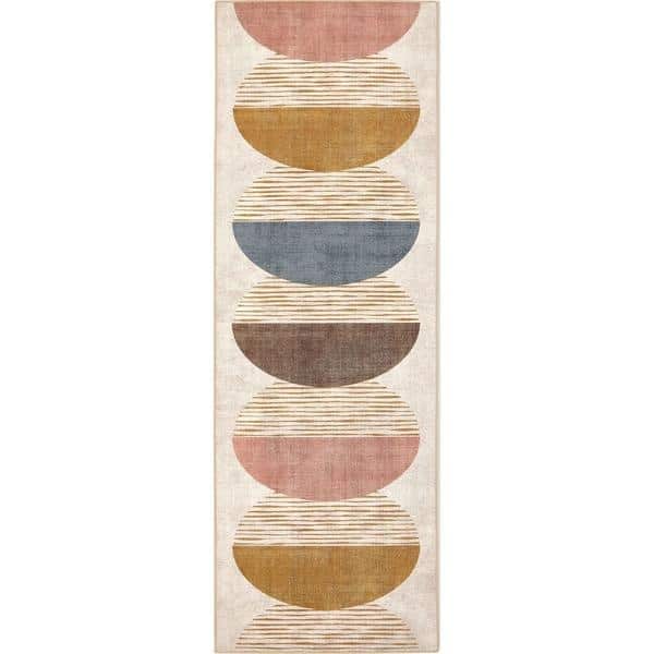 Eco-Washable Rug Geometric Design  | S25377 |