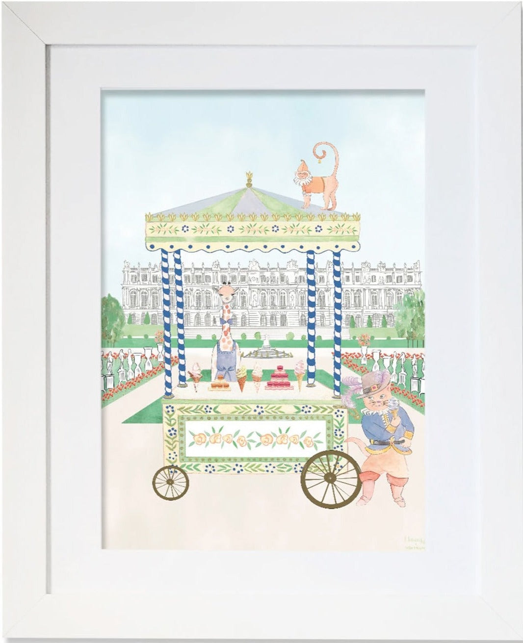 Personalised Animal Ice-Cream Stand in The Palace of Versailles for Boys