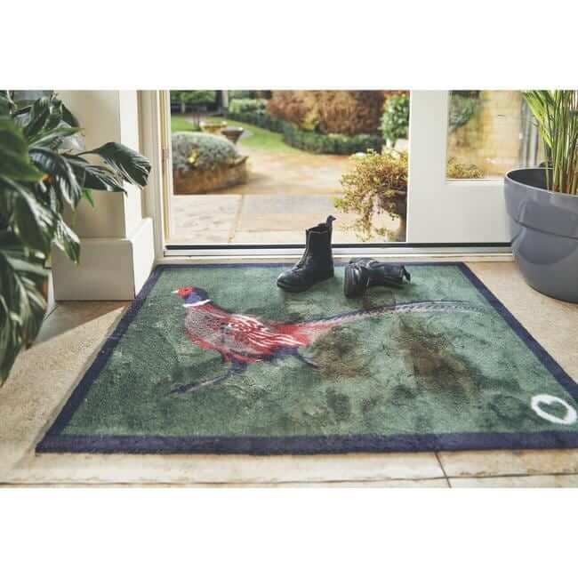 Eco-Friendly Washable Green Peasant Mat  | S25399 |