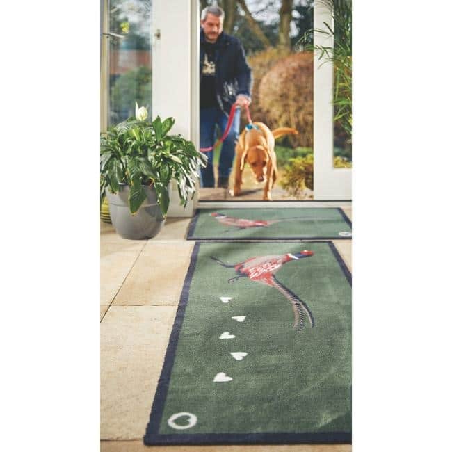Eco-Friendly Washable Green Peasant Mat  | S25399 |
