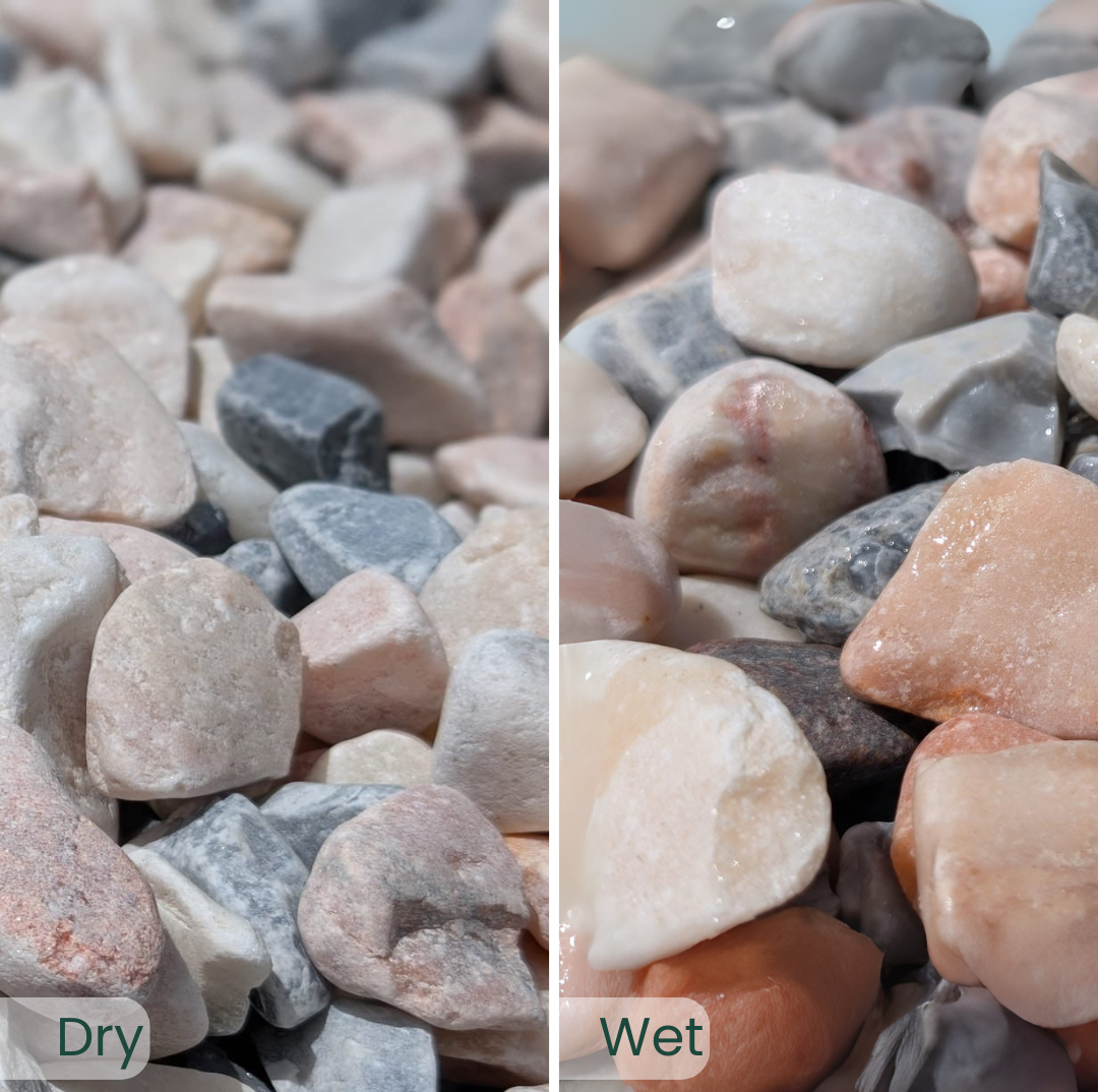 20-50mm Polar Pink Marble Pebbles  | S251450