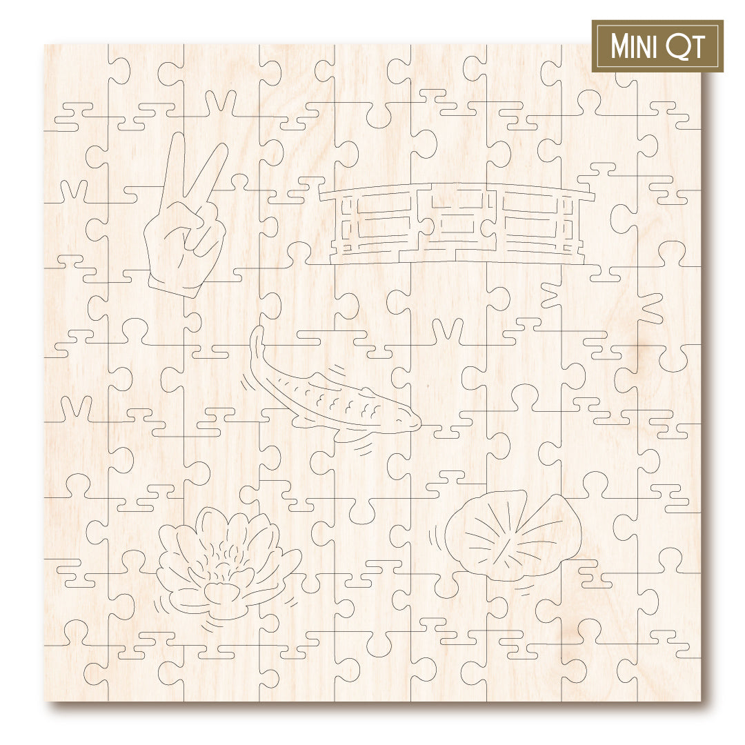 Water Lilies & Japanese Bridge MINI QT  | S251254 |