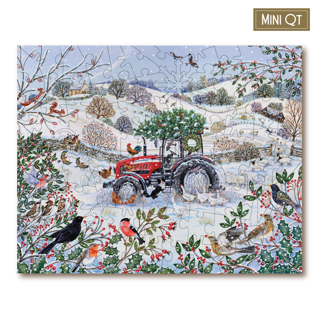 Winter Farm Scene MINI QT | S251284