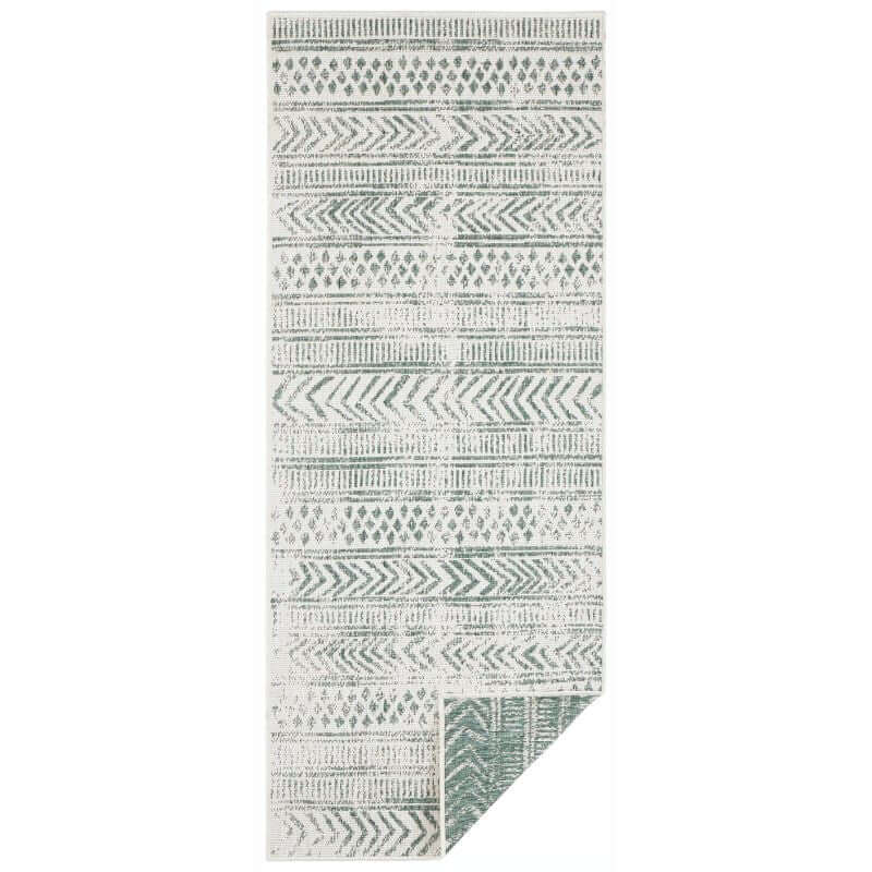 Reversible Geometric  | S25380 | Indoor-Outdoor Flatweave Rug