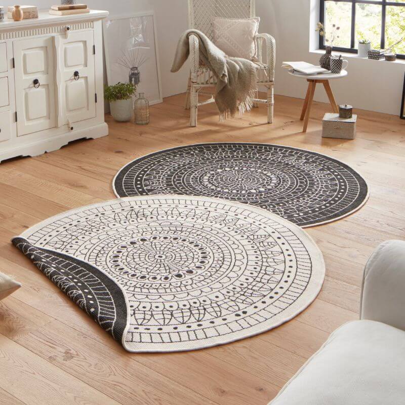 Porto Round Reversible Indoor-Outdoor Rug  | S25384 |