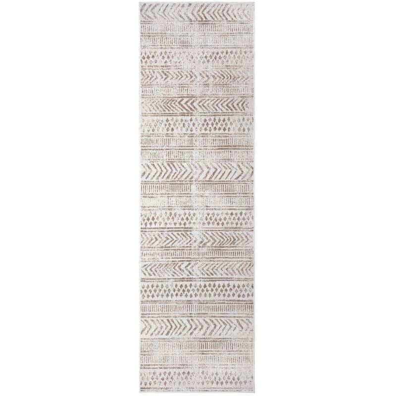 Reversible Geometric  | S25380 | Indoor-Outdoor Flatweave Rug