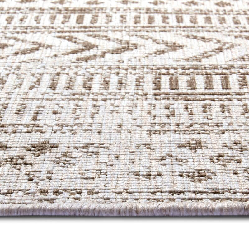 Reversible Geometric  | S25380 | Indoor-Outdoor Flatweave Rug