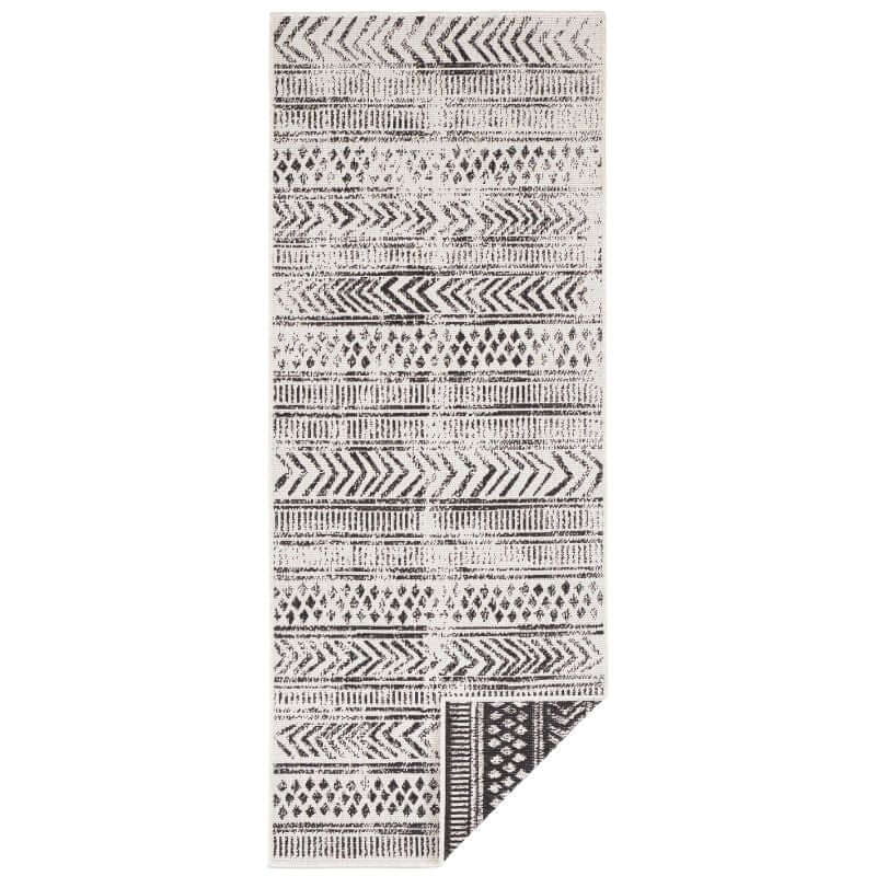 Reversible Geometric  | S25380 | Indoor-Outdoor Flatweave Rug
