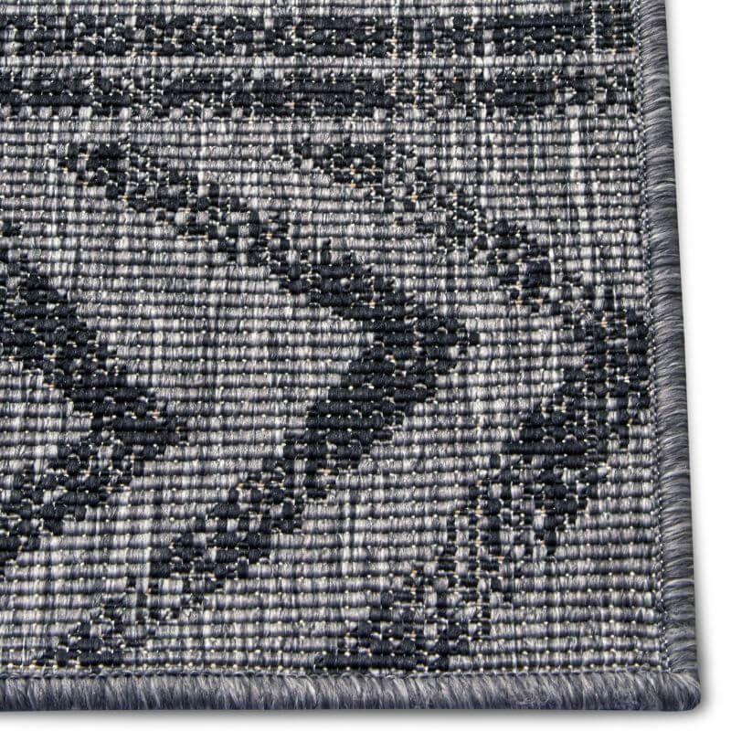 Reversible Geometric  | S25380 | Indoor-Outdoor Flatweave Rug