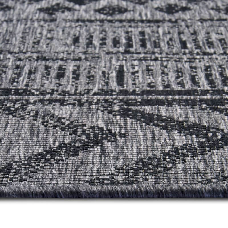 Reversible Geometric  | S25380 | Indoor-Outdoor Flatweave Rug