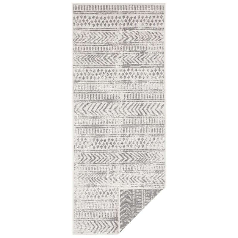 Reversible Geometric  | S25380 | Indoor-Outdoor Flatweave Rug