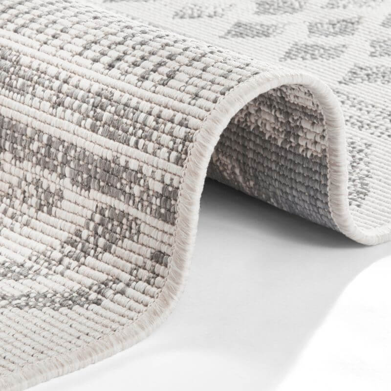 Reversible Geometric  | S25380 | Indoor-Outdoor Flatweave Rug