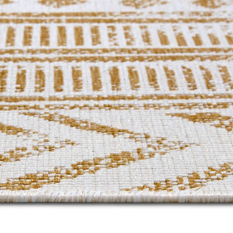 Reversible Geometric  | S25380 | Indoor-Outdoor Flatweave Rug