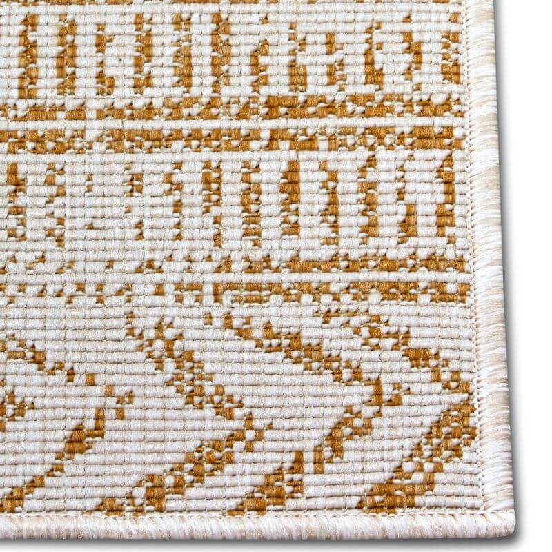 Reversible Geometric  | S25380 | Indoor-Outdoor Flatweave Rug