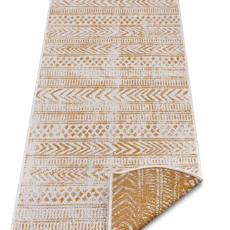 Reversible Geometric  | S25380 | Indoor-Outdoor Flatweave Rug