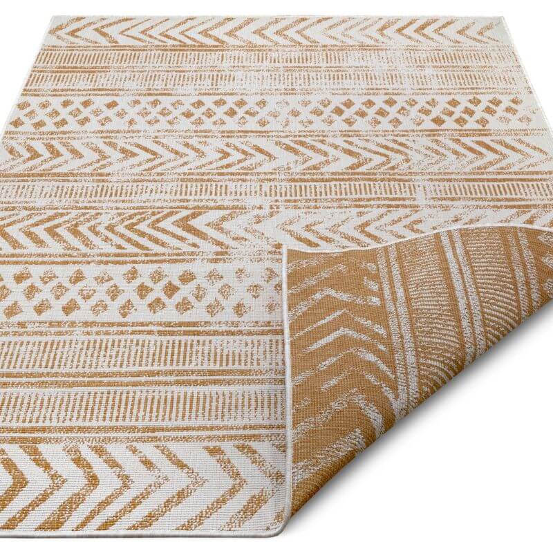 Reversible Geometric  | S25380 | Indoor-Outdoor Flatweave Rug