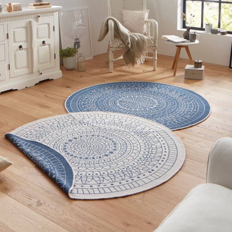 Porto Round Reversible Indoor-Outdoor Rug  | S25384 |