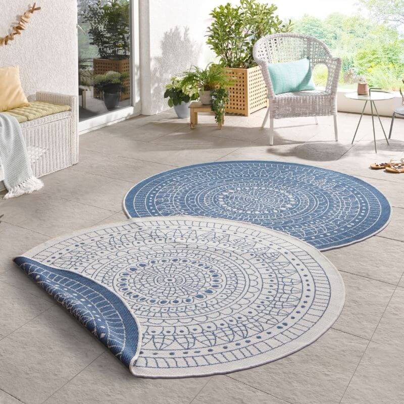 Porto Round Reversible Indoor-Outdoor Rug  | S25384 |