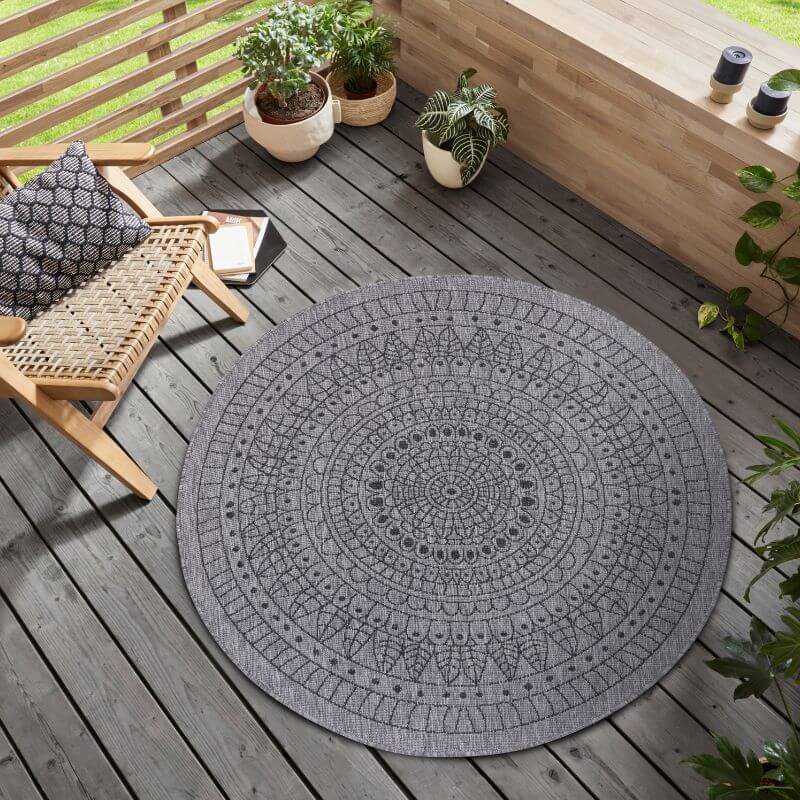 Porto Round Reversible Indoor-Outdoor Rug  | S25384 |