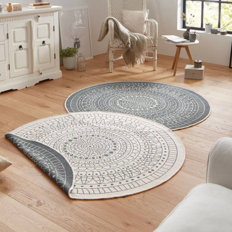 Porto Round Reversible Indoor-Outdoor Rug  | S25384 |