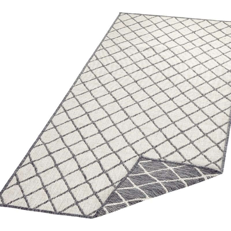 Reversible Indoor- | S25378 | Outdoor Geometric Flatweave Rug