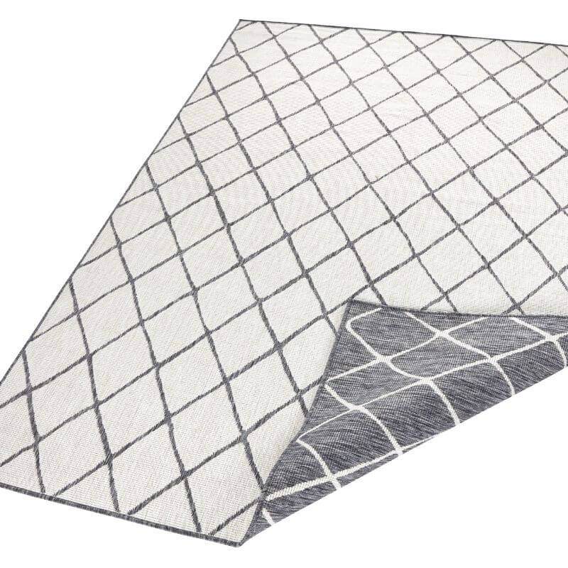 Reversible Indoor- | S25378 | Outdoor Geometric Flatweave Rug