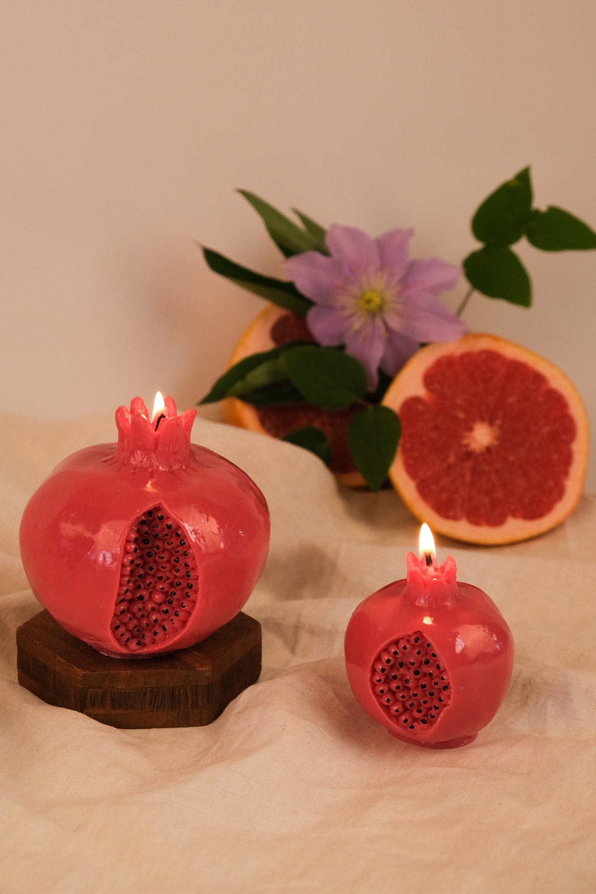 Pomegranate Shaped Candle  | S251519